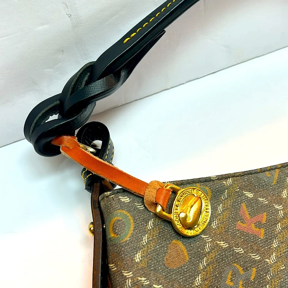 Dooney Bourke Spell Out Bucket Hobo Satchel - Picture 5 of 10